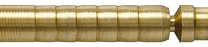 Easton 6mm ST Brass Inserts 50-75gr 12 pk.