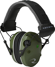 Radians R3400 Quad Mic Electronic Earmuff Military Green/Black