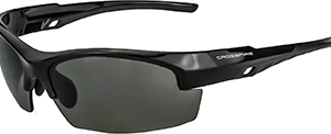 Crossfire Fire Streak Premium Shooting Glasses Black/Smoke