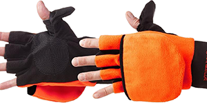 Manzella Convertible Glove/Mitten Medium Blaze Orange