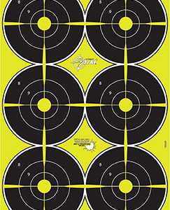 EzAim Splash Bullseye Targets 6 in. 8 pk.