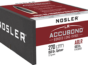 Nosler AccuBond Long Range Bullets .270 Cal. 150 gr. Spitzer Point 100 pk.