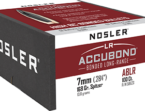 Nosler AccuBond Long Range Bullets 7mm 168 gr. Spitzer Point 100 pk.