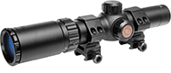 TruGlo TruBrite 30 Hunter Scope Black 1-4×24 30mm