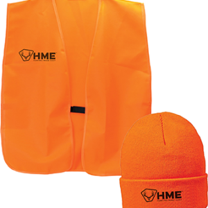 HME Orange Vest & Beanie Combo One Size