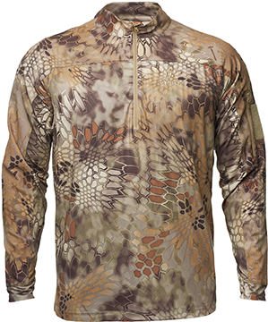 Kryptek Valhalla 2 Long Sleeve Zip Shirt Highlander 2X-Large