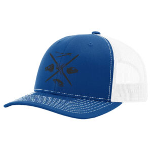 Fin Finder Skulls Mesh Hat Blue/White