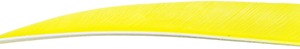 Trueflight Shield Cut Feathers Chartreuse 4 in. LW 100 pk.