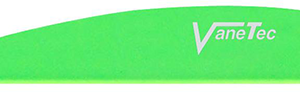 VaneTec Swift Vanes Neon Green 2.88 in. 100 pk.