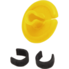 October Mountain String Love 2.0 Kisser Button Yellow 1 pk.