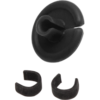 October Mountain String Love 2.0 Kisser Button Black 1 pk.