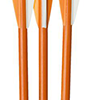 October Mountain Youth Fiberglass Arrows 26 in. 3 pk.