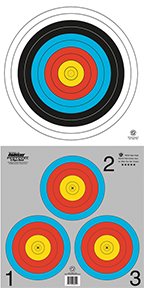 Maple Leaf Target Face Dual Vegas 100 pk.