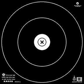 Maple Leaf Target Face NFAA Hunter 35 cm. 25 pk.