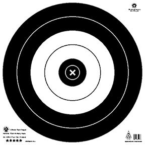 Maple Leaf Target Face NFAA Field 50 cm. 25 pk.