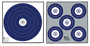 Maple Leaf Target Face NFAA Double Sided Indoor 100 pk.