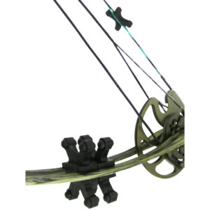 BowJax Revelation Limb Dampeners Black 11/16 in. 4 pk.