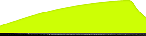 Q2i Fusion X-II Vanes Neon Yellow 2.1 in. 100 pk.