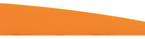 Bohning Bronco Vanes Neon Orange 4 in. 100 pk.