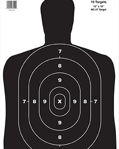 Birchwood Casey EZE-Scorer Target BC-27 Silhouette 12×18 in. 10 pk.