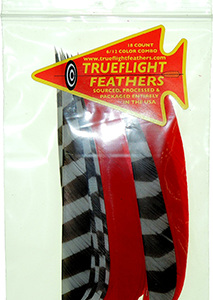 Trueflight Feather Combo Pack Barred/Red 5 in. LW Shield Cut