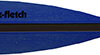 Flex Fletch FFP Shield Cut Vanes Blue 3.6 in. 39 pk.