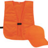 Outdoor Cap Vest and Cap Combo Blaze Orange Adult