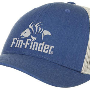 Fin Finder Logo Hat Heathered Royal/Light Grey