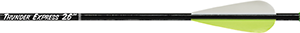 Carbon Express Thunder Express Arrows Black 26 in. 18 pk.