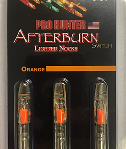 GWS Lighted Nocks Orange S 3 pk.