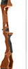 October Mountain Ascent Recurve Bow Orange 58 in. 35 lbs. RH