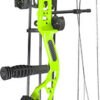 PSE Mini Burner RTS Package Lime Green 16-26.5 in. 4-40 lbs. RH